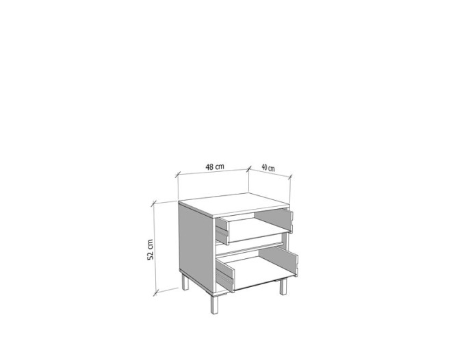 Noćni ormarić Marron