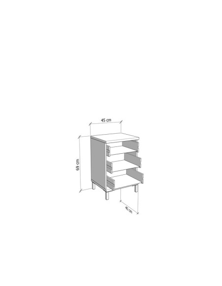 Noćni ormarić Mondego