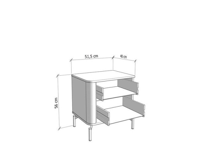 Noćni ormarić Serdica