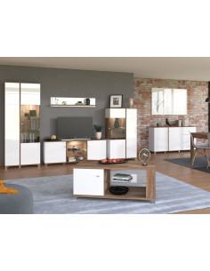 Zidna polica Burgundy 2