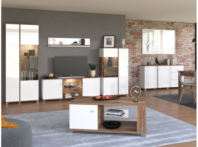 Zidna polica Burgundy