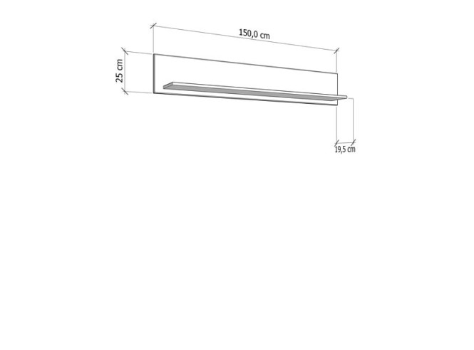 Zidna polica Bretagna