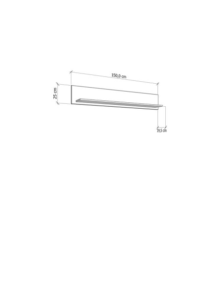 Zidna polica Bretagna