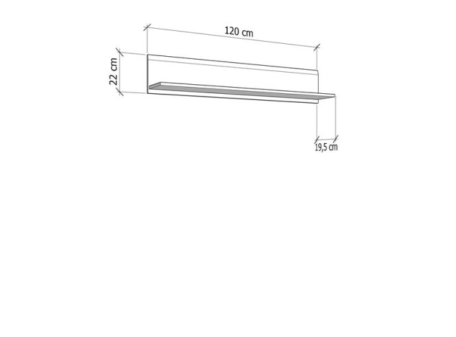 Zidna polica Trentino