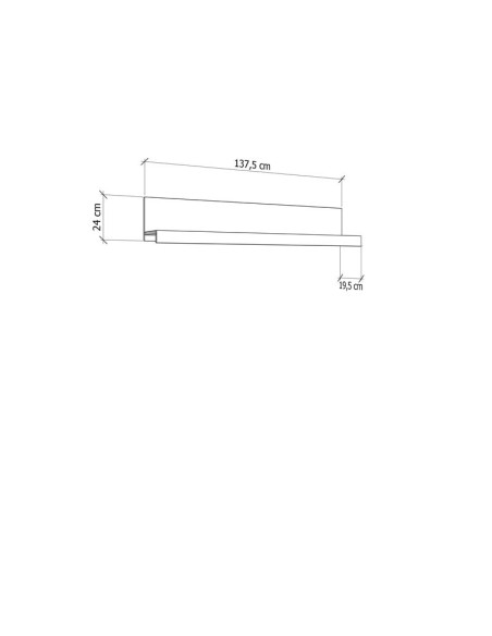 Zidna polica Warwick