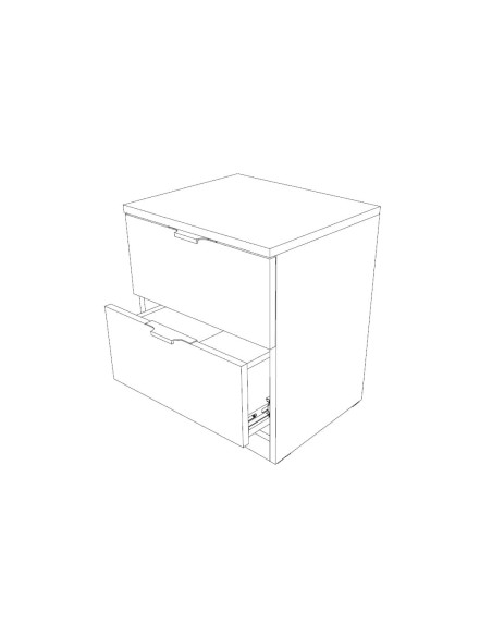 Noćni ormarić Elegance 2F