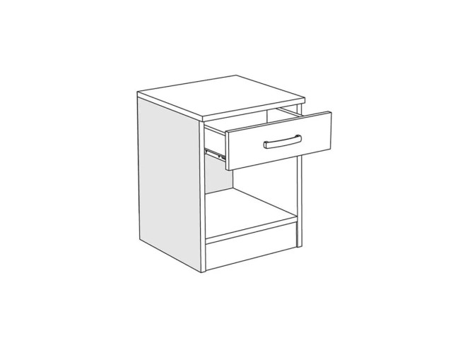Noćni ormarić Alfa