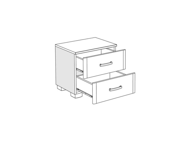 Noćni ormarić Matis 2F
