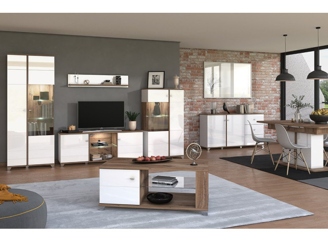 Set za dnevni boravak Burgundy