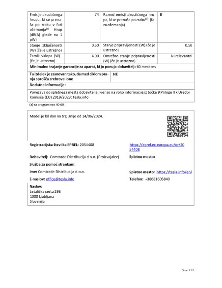 Perilica rublja WF101230K