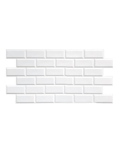 PVC panel Metro White