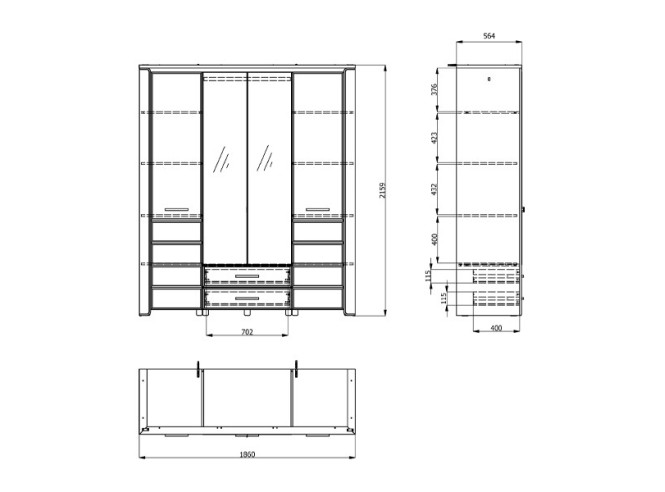 Ormar Aberdeen 4K2F2O