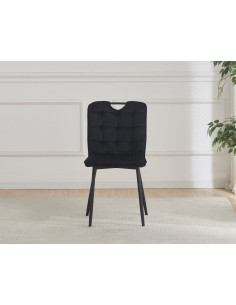 Stolica Milik black 2