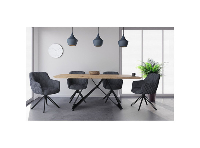 Stolica Sherlock antracit