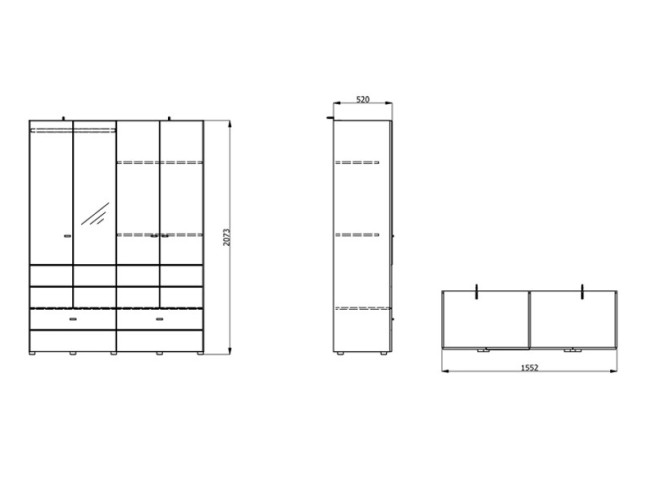 Ormar Nevis 4K2F1O AH OB