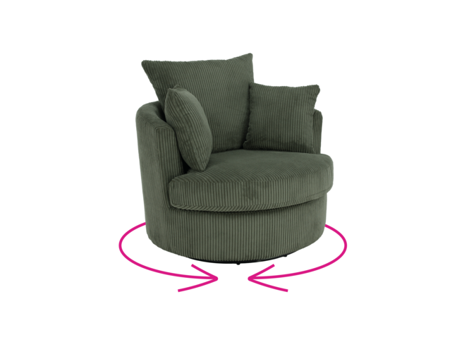 Fotelja Salter dark green