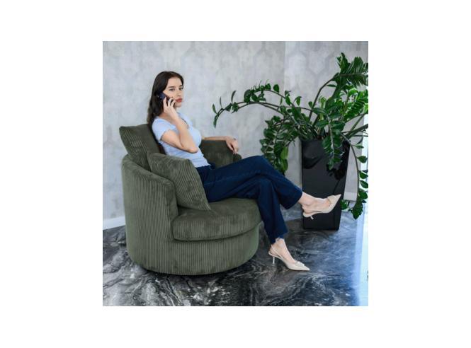 Fotelja Salter dark green