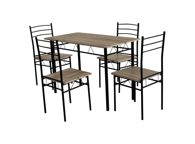 Stol + 4 stolice Mako