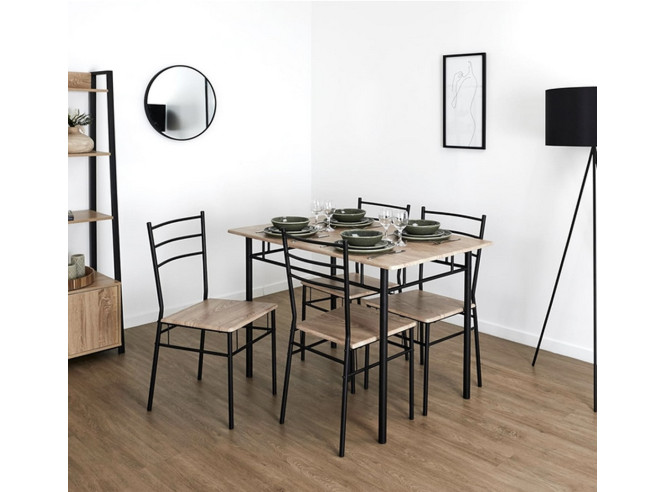 Stol + 4 stolice Mako