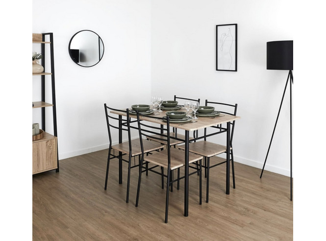 Stol + 4 stolice Mako