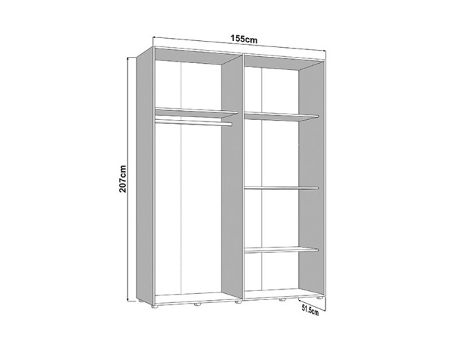 Ormar Salamis 4K1O bijeli