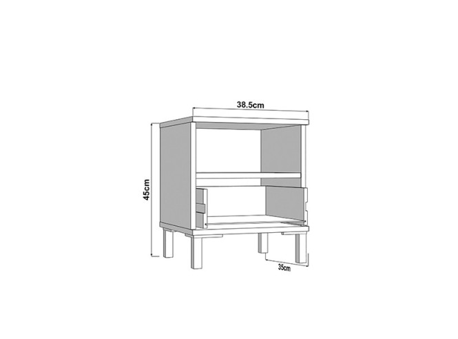 Noćni ormarić Bitinia