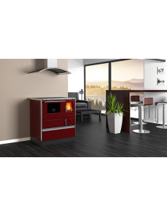 Peć štednjak ALFA 70 CRVENA DESNA