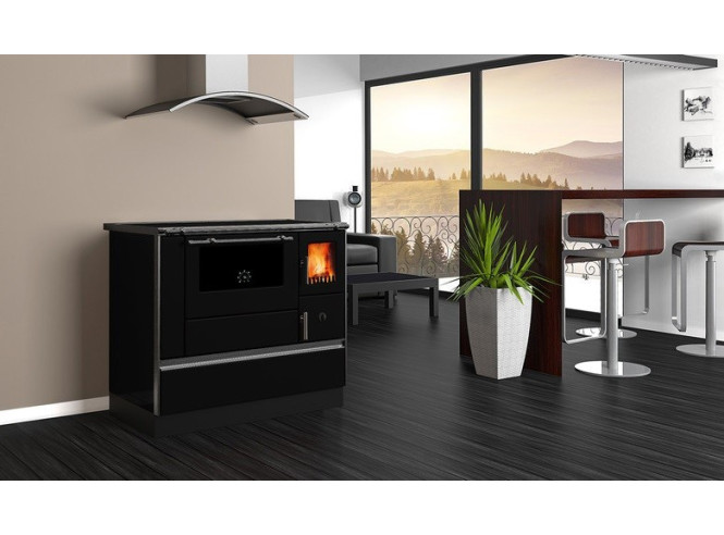 Peć štednjak ALFA 90 H CRNA DESNA