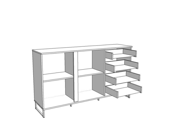 Komoda SARDINIA 3K4F
