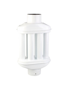 Štediša dimovodna cijev Ø 120 mm x 500 mm BIJELI