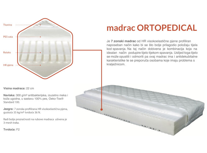Madrac Ortopedical pjena