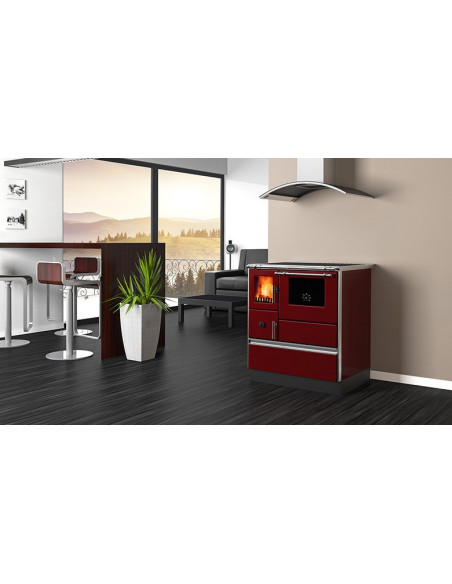 Peć štednjak ALFA 70 CRVENA LIJEVA