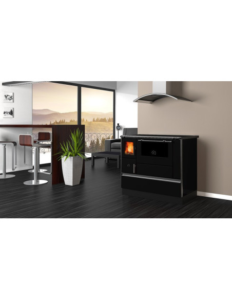 Peć štednjak ALFA 90 H CRNA LIJEVA