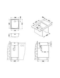 Sudoper Ugradbeni Basic 10 2