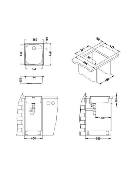 Sudoper Ugradbeni Basic 10