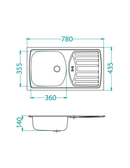 Sudoper Ugradbeni Basic 150