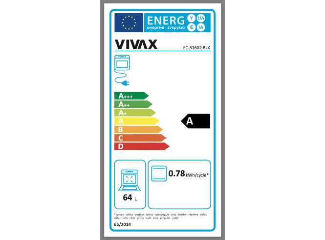 Vivax samostojeći štednjak FC-31602 X