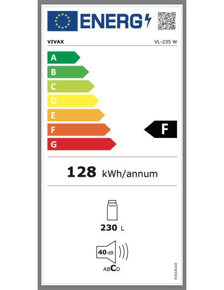 Vivax Hladnjak VL-235 W