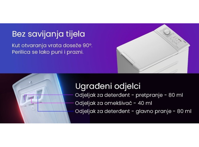 Vivax perilica rublja WTL-120715B