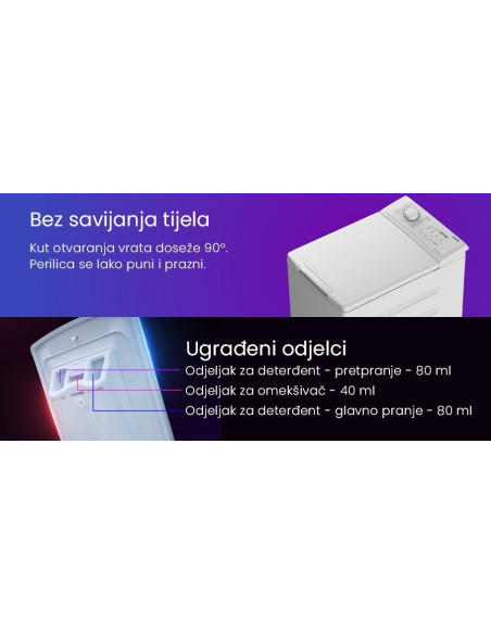 Vivax perilica rublja WTL-120715B