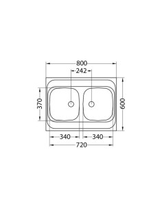 Sudoper Nasadni Classic Dupli 40 2