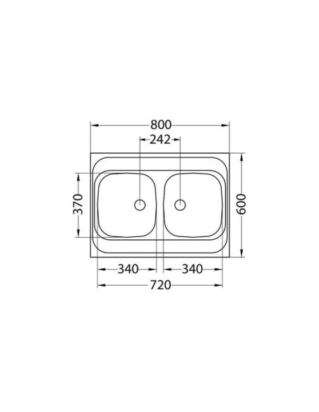 Sudoper Nasadni Classic Dupli 40