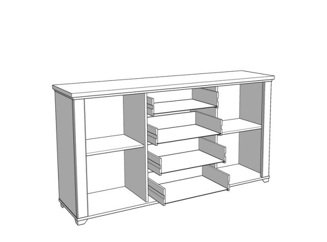 Komoda VALENCIA  3K4F
