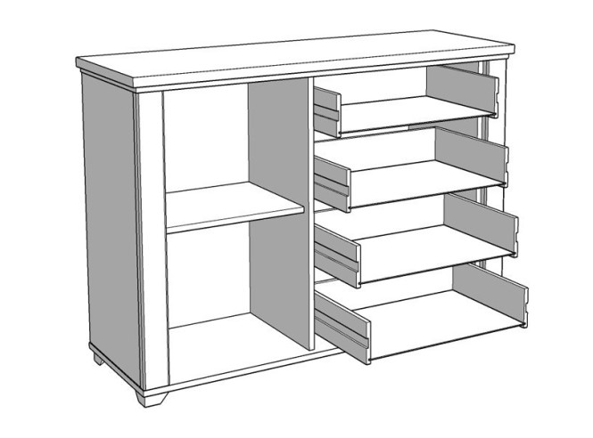 Komoda Valencia 2K4F