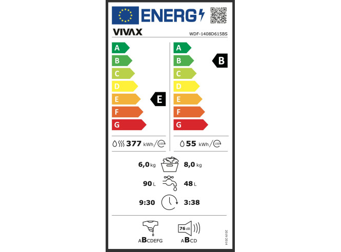 Vivax perilica + sušilica WDF-1408D616BS