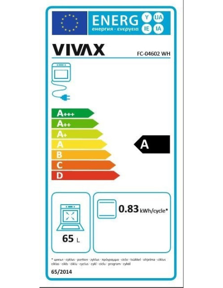 Vivax Samostojeći štednjak FC-04602 WH
