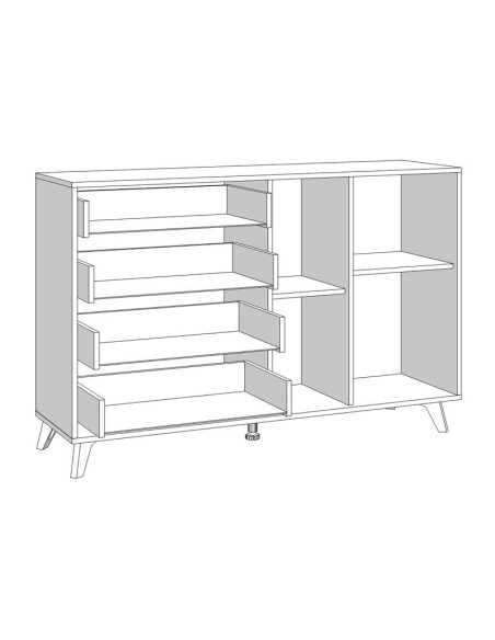 Komoda Umbria 3K4F