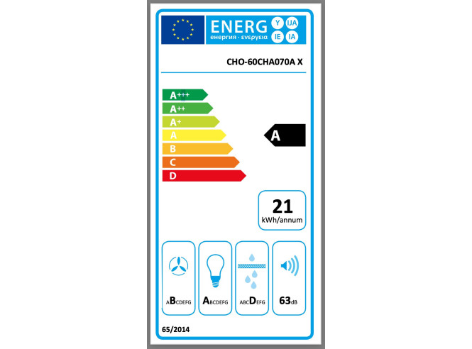 Vivax kuhinjska napa CHO-60CHA070A X