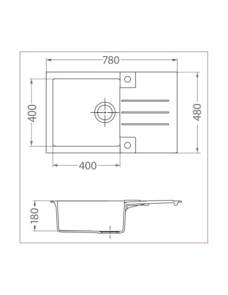 Sudoper Ugradbeni Rock 130