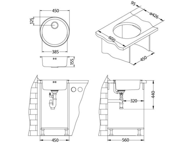 Sudoper Ugradbeni Form 10